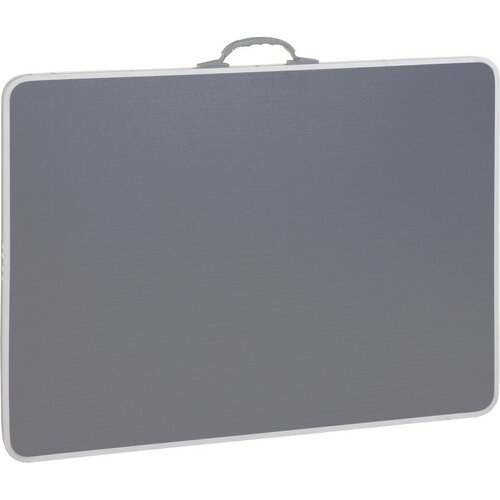 Aluminiowy stolik kempingowy, 80 x 60 x 69 cm,szary