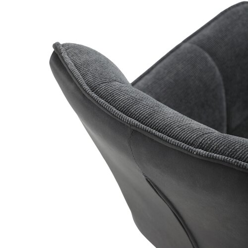 Sada jídelních židlí HC-D7180 GREY2, 2 ks