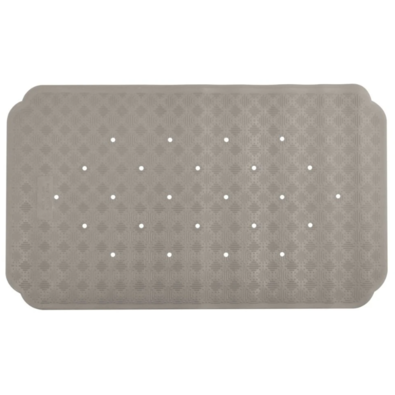 Spirella Anti-Rutsch-Badewannenmatte RUBY, grau, 70 x 40 cm