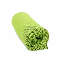 Prosop cu efect de răcire verde, 90 x 32 cm