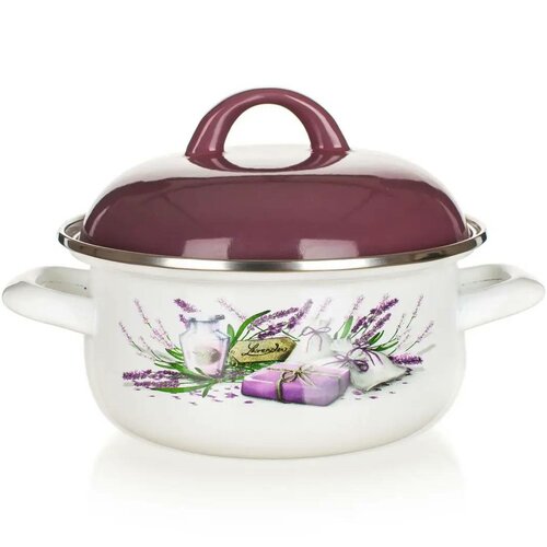 Banquet Emaille-Kasserolle Lavender 20 cm