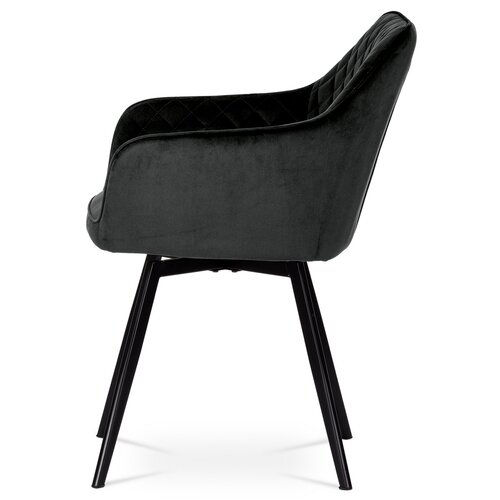 Set de scaune de sufragerie DCH-425 BK4, 2 buc.