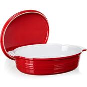 Banquet Foma zapékací oválná s poklicí Culinaria Red 3,6 l