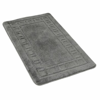 Kvalitex Badematte Rahmen grau, 60 x 100 cm