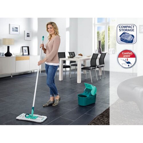 Leifheit Zestaw wiadro Profi Compact + mop Profi +GRATIS śr. czyszczący do podłóg 1 l 55152