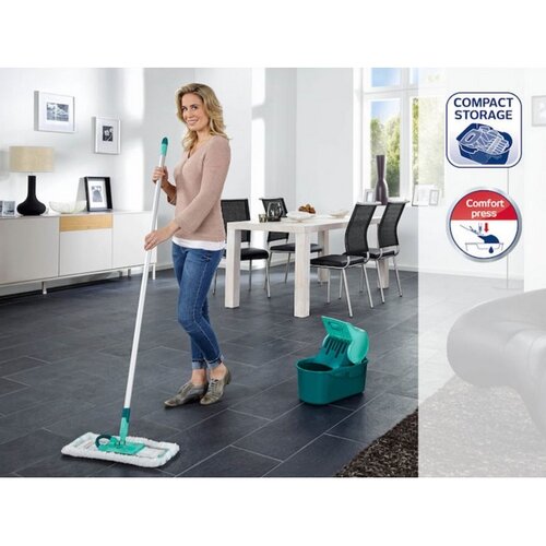 Leifheit komplet Profi Compact Bucket + Profi Mop+ BREZPLAČNO visokozmogljivo čistilo za tla 1 l