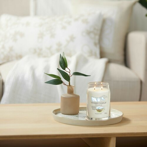 Yankee Candle Signature dišeča sveča v steklenemkozarcu, velika, Clean Cotton, 567 g