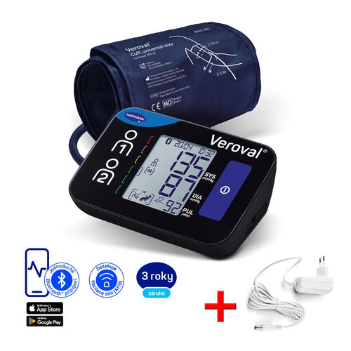 Hartmann Veroval nyomásmérő Compact Connect BPU26Compact Connect BPU26 adapterrel