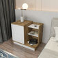 Stolik nocny Rena White
