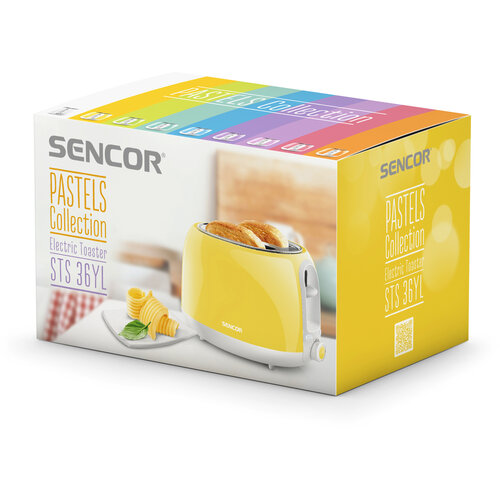 Sencor STS 36YL toster, żółty
