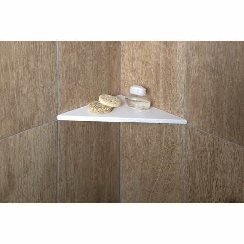 SAPHO AE200-0101 Abeline кутова полиця rockstone 20 x 20 см, білий матовий