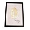 Slika na platnu Gold leaf, 40 x 50 cm