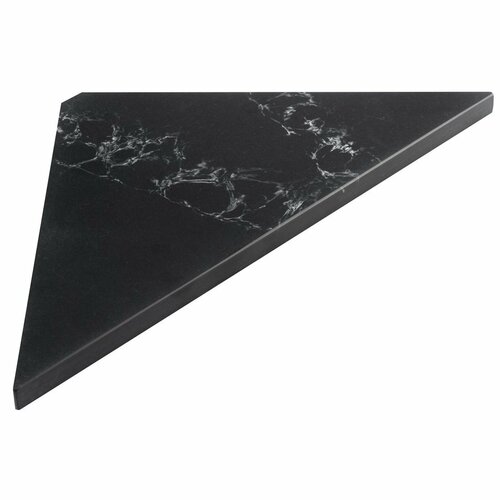 SAPHO AE200-0598 Abeline kotna polica rockstone 20x 20 cm, črna attica