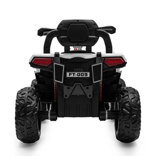 Baby Mix Dětská elektrická čtyřkolka Rave 4 x 4, bílá