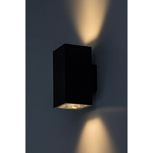 Rabalux 77157 zewnętrzna lampa ścienna LED Urfa,18 W, IP65, czarna