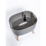 Recipient scund de cultivare Plastia Urbalive, gri
