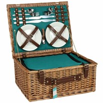 Coș picnic pentru 4 persoane Ireland, 46 x 36x 21 cm