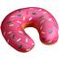 Pernă voiaj Donut, roz, 30 x 30 cm