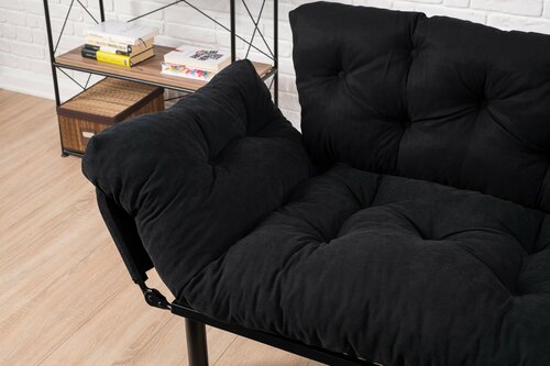 Klappsofa Nitta Black