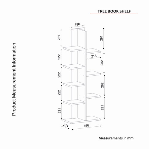 Knižnica Tree White