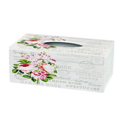 Box na kapesníky Garden rose, 24,5 cm