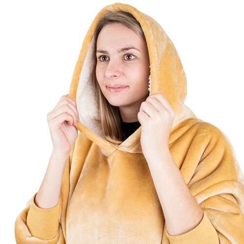4Home Mikrofleece mikina Beige, velikost L