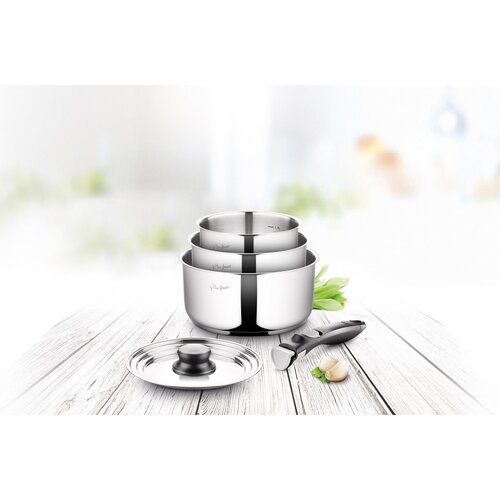 Lamart LT1009 set de vase din oțel inoxidabilKims, 5 piese