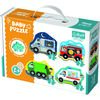 Trefl Puzzle Baby-Fahrzeuge, 4 Teile