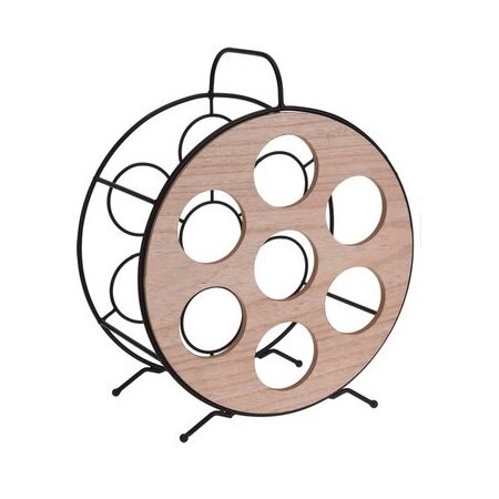 Okrúhly stojan na 7 fliaš vína