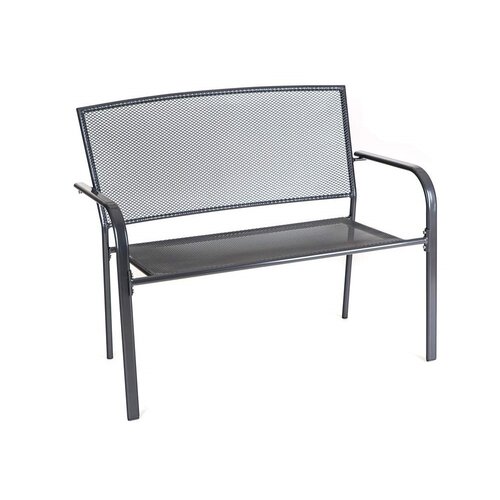 Happy Green Gartenstahlbank Garde, 106 x 88 x 58,5 cm