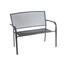 Happy Green Gartenstahlbank Garde, 106 x 88 x 58,5 cm