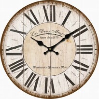 Дерев’яний настінний годинник Les Deux, діам. 34 см