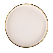 Altom Porcelanowy talerz deserowy Palazzo 21 cm, biały