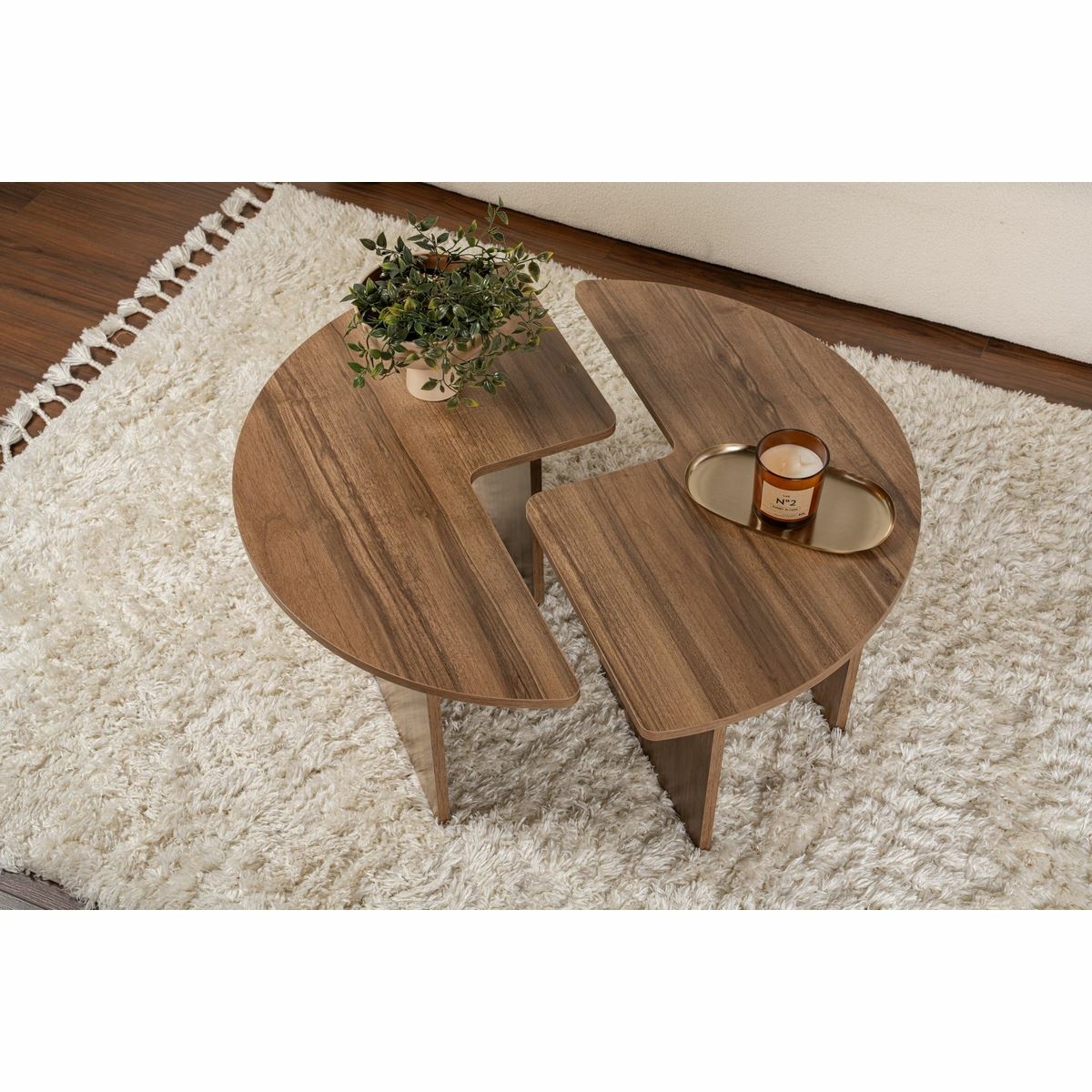 Konferenčný stolík Moira Walnut