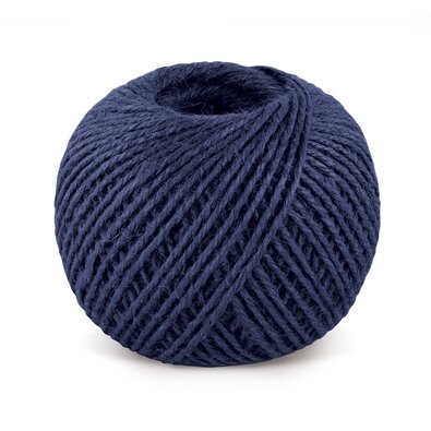 Juteschnur Blau, 200 g