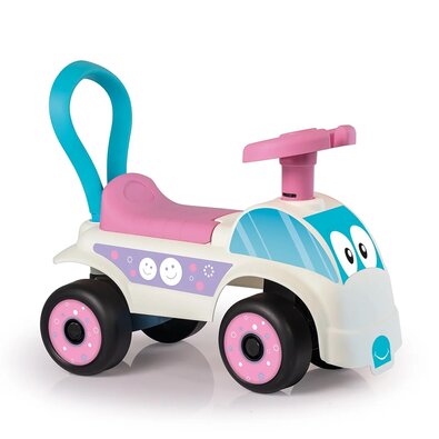 Dolu Odrážedlo auto, biało-różowe