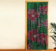 Bambusový závěs Květy, 90 x 200 cm