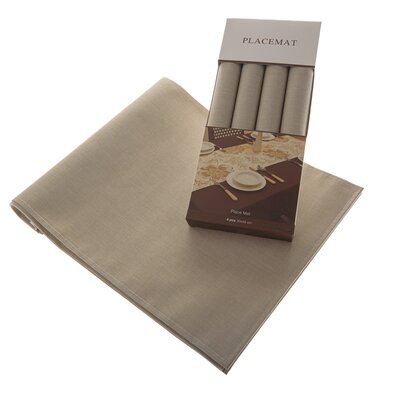 SES4004 Beige tányéralátét 30 x 45 cm, 4 db-os szett