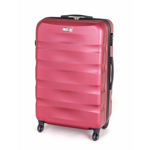 Levně Pretty UP Cestovní kufr na kolečkách ABS29, L, vínová