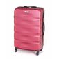 Pretty UP Cestovní kufr na kolečkách ABS29, L, vínová