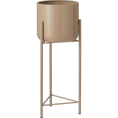 Blumenständer-Set aus Metall Malvaro beige, 3 Stück