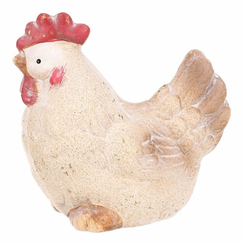 Decor ceramic Hen, 15 x 7 x 12 cm