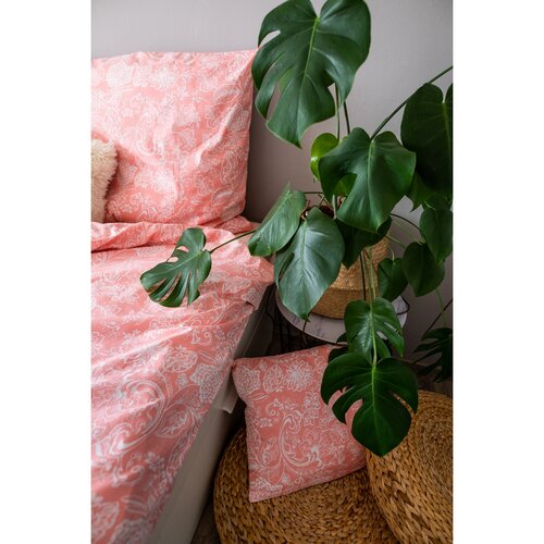 Baumwollbettwäsche Pink Blossom, 140 x 200 cm, 70 x 90 cm, 40 x 40 cm