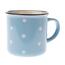Keramikbecher Punkt 470 ml, Blau