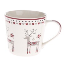 Vánoční porcelánový hrnek Jelen, 400 ml Vánoční porcelánový hrnek Jelen, 400 ml
