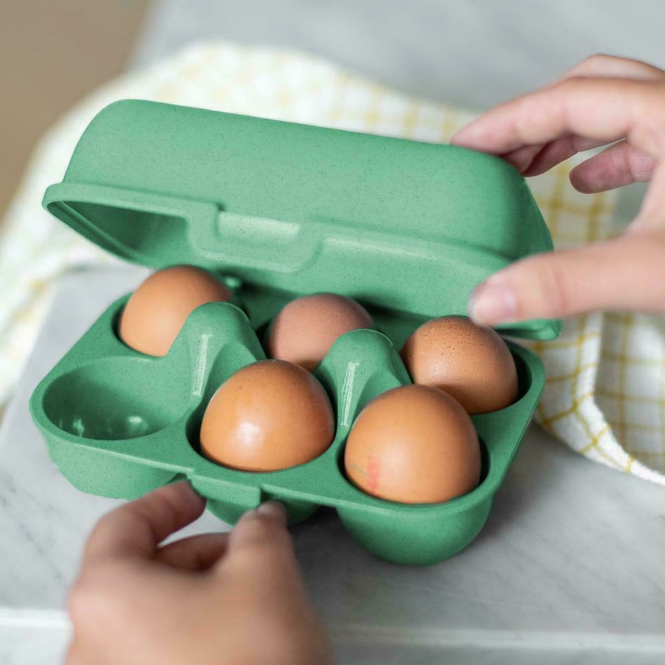 Obrázok Koziol Box na 6 vajec EGGS TO GO MINI, tm. sivá