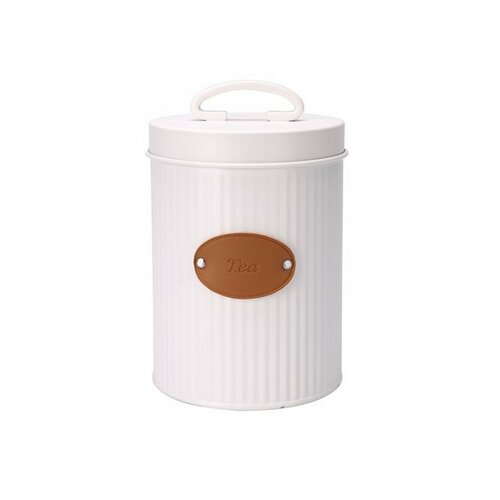 EH Blechdose mit Deckel Leatherette, TEA