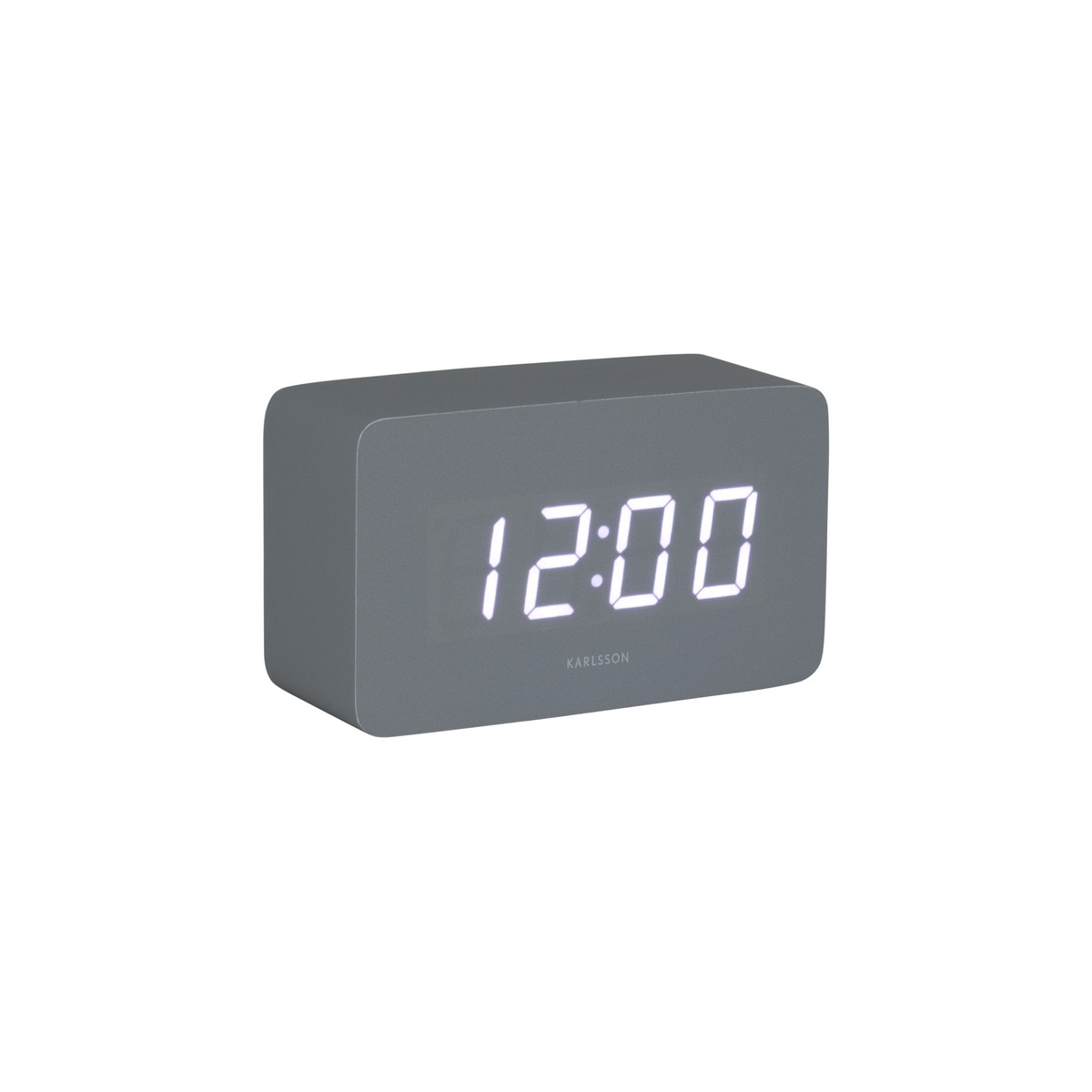 Karlsson 5983GY dizájner LED-es óra ébresztővel,szürke, 10 cm termék 2. képe
