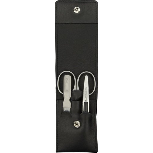 Kai Nagelpflege-Set in Lederetui Beauty Care – Schere, Feile, Pinzette