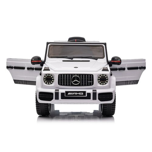Baby Mix Mercedes-Benz, G63 AMG gyerek elektromos autó, fehér